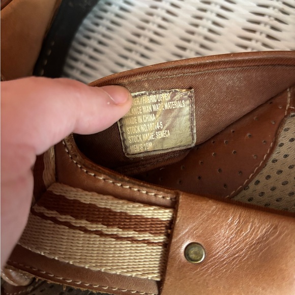 Dr. Scholl's Brown Tan Leather Sandals - Picture 3 of 4